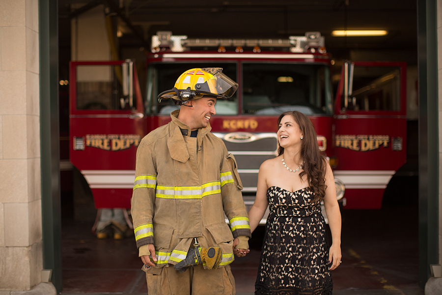 Fire Station Engagement Session KCMO
